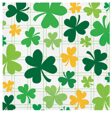 Signature SELECT Shamrock N Roll Lunch Napkins 16 Count - Each - Image 1