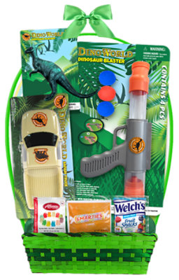 MegaToys Dino Medium Filled Basket - Each - Image 1