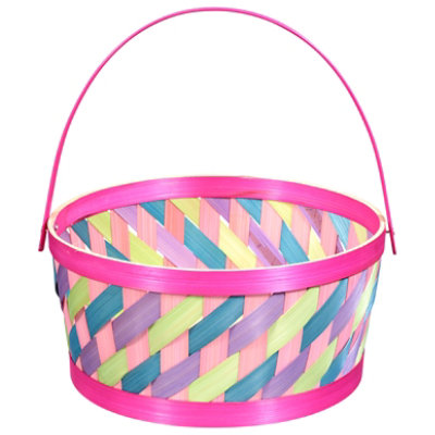 Wckr Jwl Tone Bamboo Basket Lg - EA - Image 1