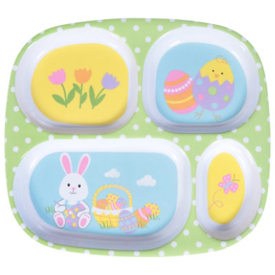 Signature SELECT Easter Melamine Kids Divided Plate - Each - Image 3