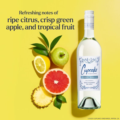 Cupcake Sauv Blanc Na  Wine - 750 ML - Image 2