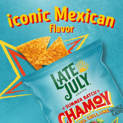 Late July Tortilla Chips Mango Chile Lime 7.8oz - 7.8 OZ - Image 2