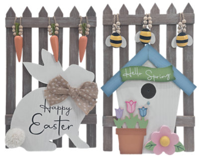 Signature SELECT Fence Easter Table Decor Styles May Vary 1 Count - Each - Image 1