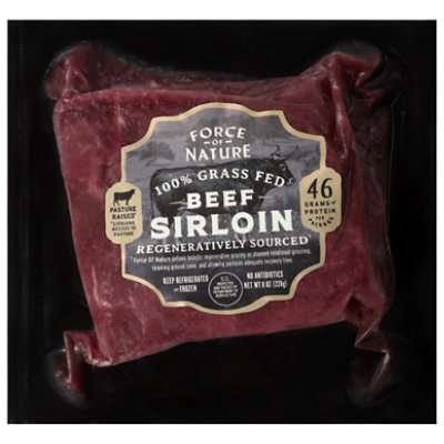 Force Of Nature Fon Beef Sirloin Steak Grass Fed 8 Oz - 8 OZ - Image 2