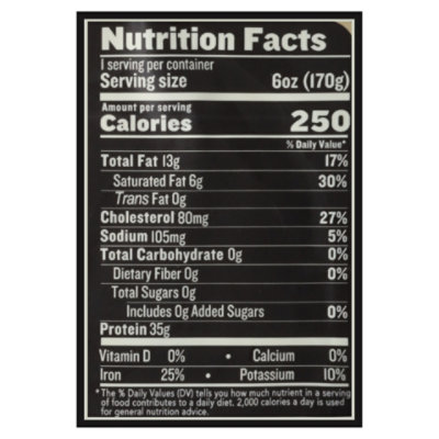 Force Of Nature Beef Tenderloin Steak Grass Fed 6 Oz - 6 OZ - Image 3