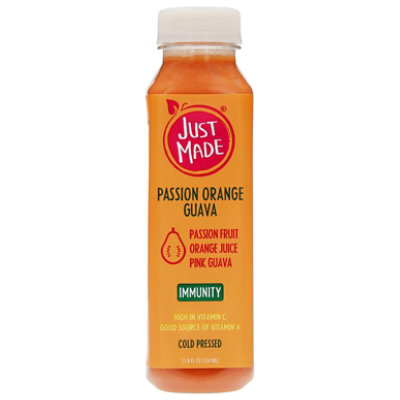 Just Made Passion Orange Guava Juice - 11.8 FZ