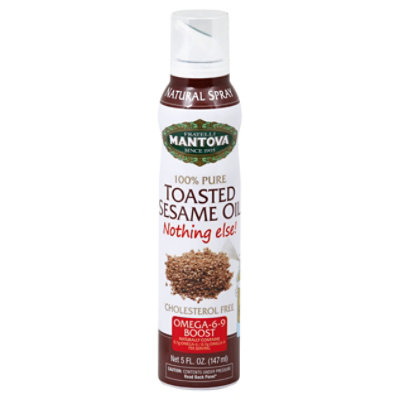 Mantova Oil Spray Toasted Sesame - 5 OZ - Image 1