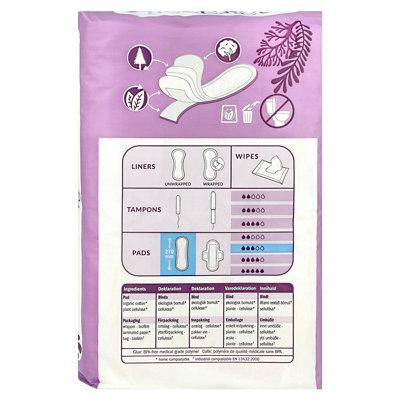 Natracare Maxi Pads, Organic Cotton Cover, Super, 12 Pads - Image 2