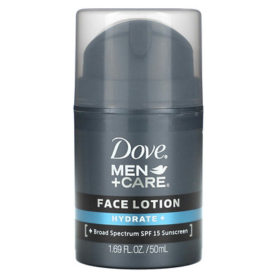 Dove Men  Care, Face Lotion, Hydrate , SPF 15, 1.69 fl oz (50 ml) - Image 1