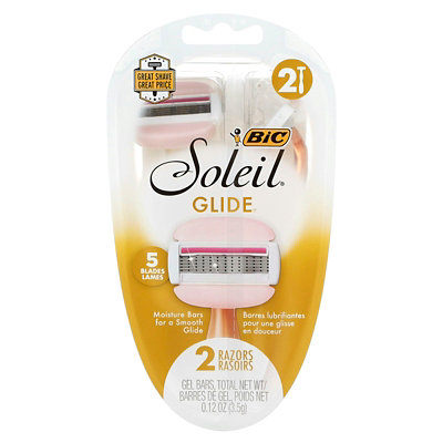 BIC Soleil Glide, Disposable Razors, 2 Razors - Image 1