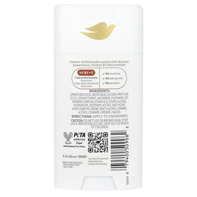 Dove Vitamin Care Deodorant, Coconut  Shea, 2.6 oz (74 g) - Image 2