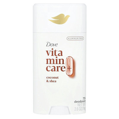 Dove Vitamin Care Deodorant, Coconut  Shea, 2.6 oz (74 g) - Image 1