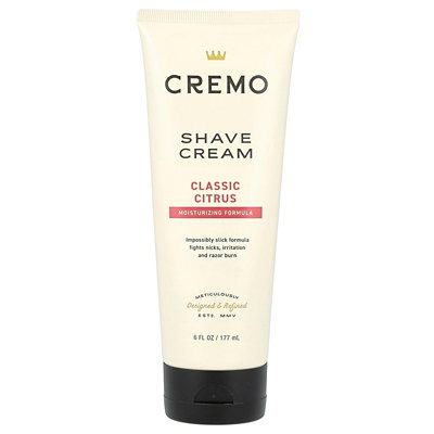 Cremo Shave Cream, Classic Citrus , 6 fl oz (177 ml) - Image 1