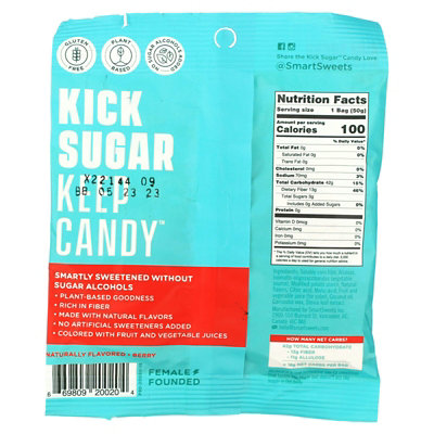 SmartSweets Sweet Fish Candy, Berry, 1.8 oz (50 g) - Image 2