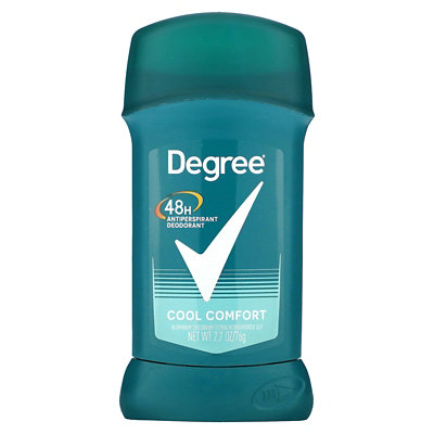 Degree 48 Hour Antiperspirant Deodorant, Cool Comfort, 2.7 oz (76 g) - Image 1