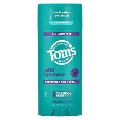 Toms of Maine Aluminum Free Deodorant, Wild Lavender, 3.25 oz  (92 g) - Image 1
