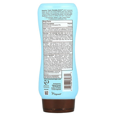 Hawaiian Tropic Sport Sunscreen Lotion, Everyday Active, SPF 30, 8 fl oz (236 ml) - Image 2