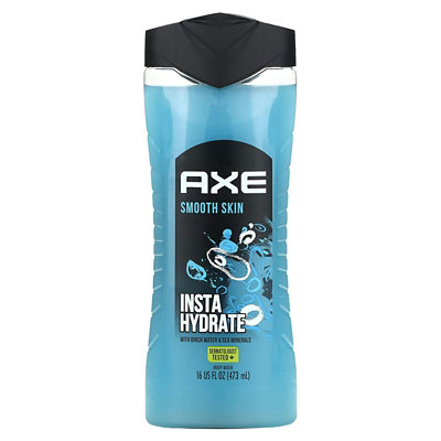 AXE Insta Hydrate Body Wash, With Birch Water  Sea Minerals, 16 fl oz, (473 ml) - Image 1