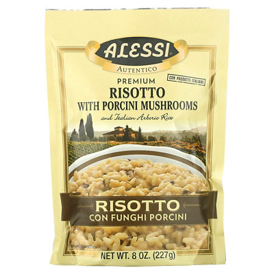 Alessi Premium Risotto with Porcini Mushrooms and Italian Arborio Rice, 8 oz (227 g) - Image 1