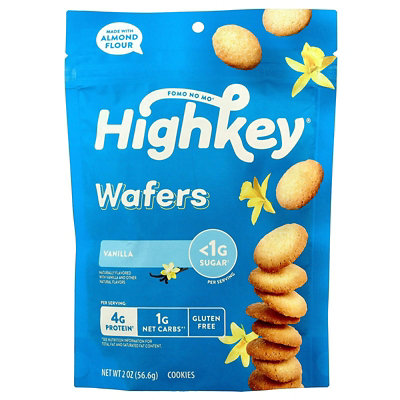 HighKey Wafers, Vanilla, 2 oz (56.6 g) - Image 1