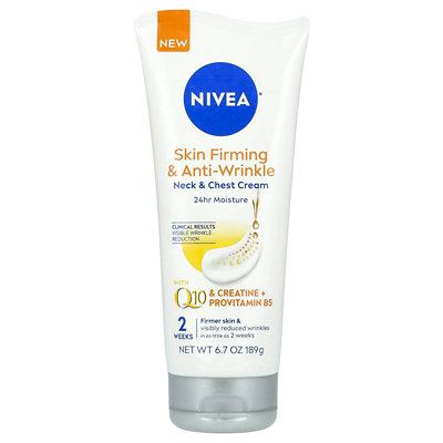 Nivea Skin Firming  AntiWrinkle Neck  Chest Cream, 6.7 oz (189 g) - Image 1