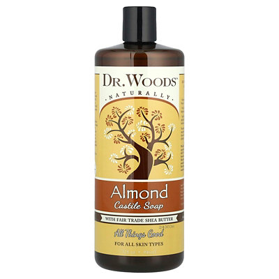 Dr. Woods Almond Castile Soap , 32 fl oz (946 ml) - Image 1