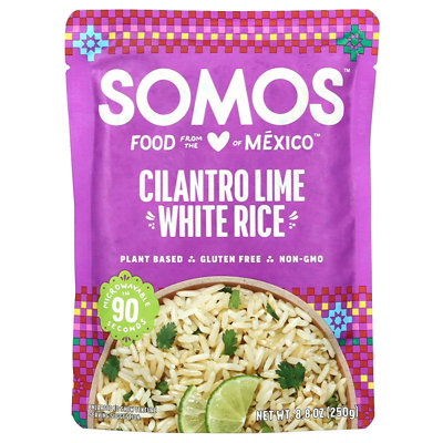 Somos Cilantro Lime White Rice, Mild, 8.8 oz (250 g) - Image 1
