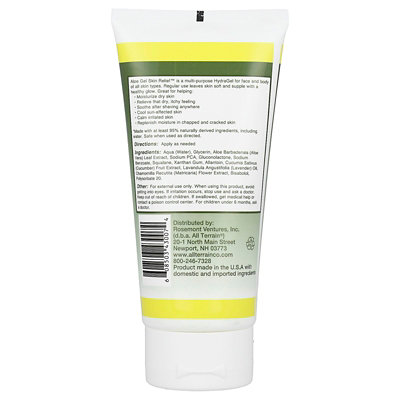 All Terrain Aloe Gel Skin Relief, 5 fl oz (150 ml) - Image 2