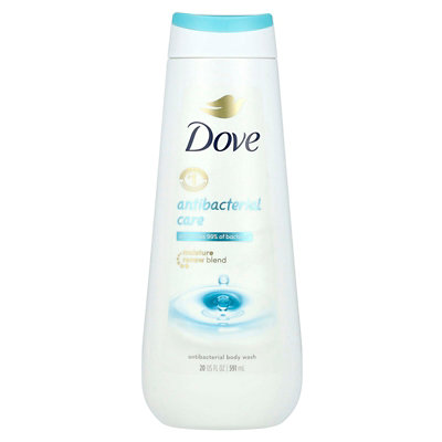 Dove Antibacterial Body Wash, 20 fl oz (591 ml) - Image 1