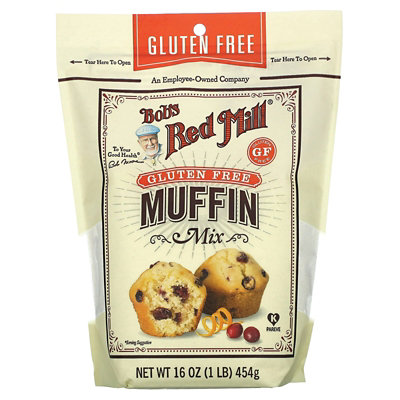 Bobs Red Mill Gluten Free Muffin Mix, 16 oz (454 g) - Image 1