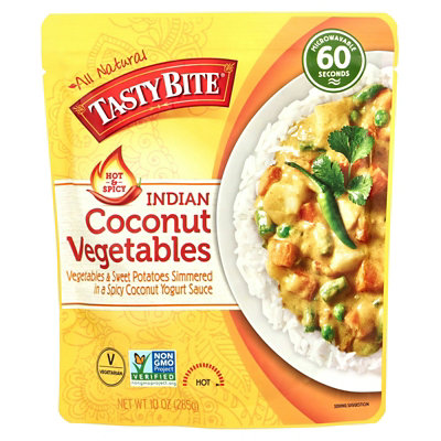 Tasty Bite Indian Coconut Vegetables, Hot  Spicy, 10 oz (285 g) - Image 1