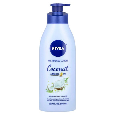 Nivea Oil Infused Lotion, Coconut  Monoi Oil, 16.9 fl oz (500 ml) - Image 1