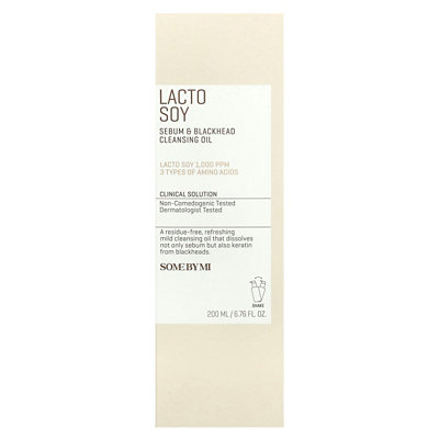 SOME BY MI Lacto Soy, Sebum  Blackhead Cleansing Oil, 6.76 fl oz (200 ml) - Image 2