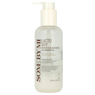 SOME BY MI Lacto Soy, Sebum  Blackhead Cleansing Oil, 6.76 fl oz (200 ml) - Image 1