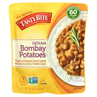 Tasty Bite Indian Bombay Potatoes, Medium, 10 oz (285 g) - Image 1
