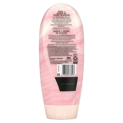 Olay Moisture Ribbons Plus Body Wash, Shea  Notes of Peony Blossom, 18 fl oz (532 ml) - Image 2