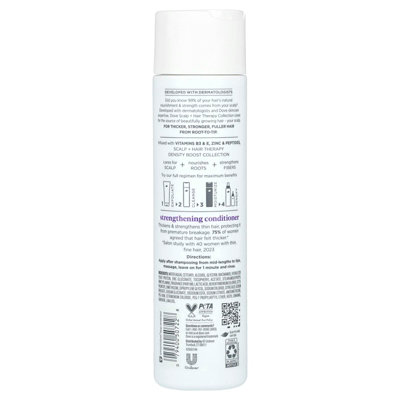 Dove Scalp  Hair Therapy, Strengthening Conditioner, 9.25 fl oz (273 ml) - Image 2