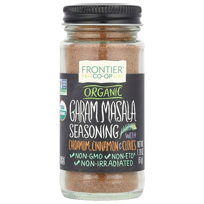 Frontier Coop Organic Garam Masala Seasoning with Cardamom, Cinnamon  Cloves, 1.79 oz (51 g) - Image 1