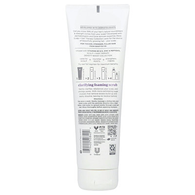 Dove Scalp  Hair Therapy, Clarifying Foaming Scrub, 9 oz (255 g) - Image 2