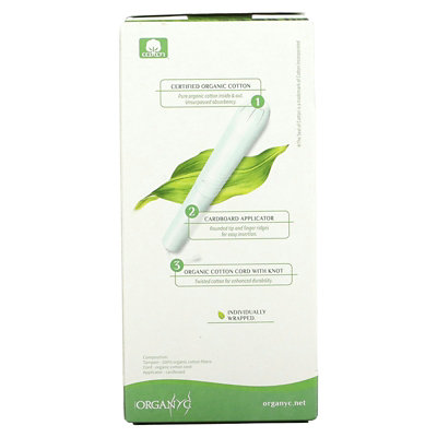 Organyc Organic Tampons, Super, 14 Tampons - Image 3