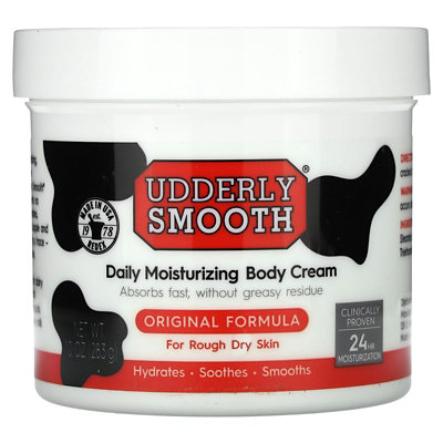 Udderly Smooth Daily Moisturizing Body Cream, Original Formula, 10 oz (283 g) - Image 1