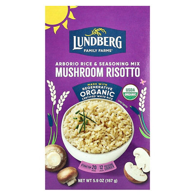 Lundberg Arborio Rice  Seasoning Mix, Mushroom Risotto, 5.9 oz (167 g) - Image 1