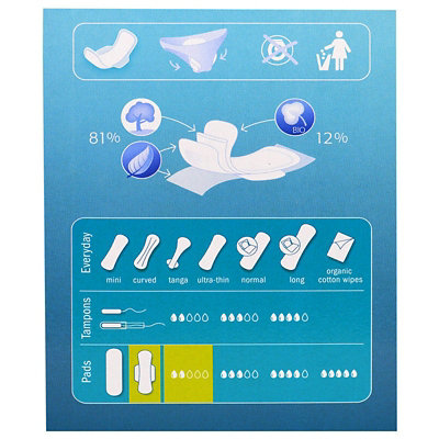 Natracare Ultra Pads, Organic Cotton Cover, Regular, 14 Pads - Image 3