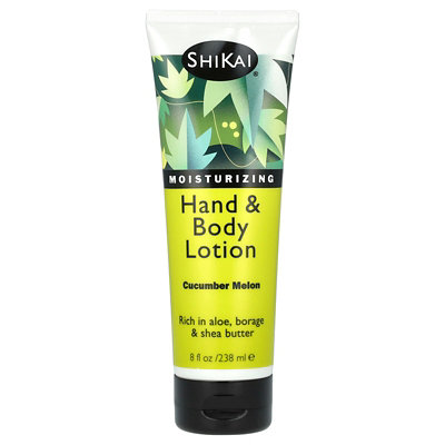 Shikai Moisturizing  Hand  Body Lotion, Cucumber Melon, 8 fl oz (238 ml) - Image 1