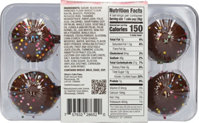 Olivia's Chocolate Cake Pops 4 Count - 5.36 OZ - Image 5