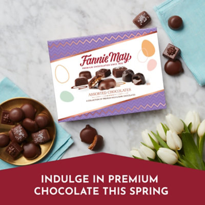 Fannie May Dark And Milk Assorted Chocolates Spring Box For Easter Celebrations - 7 Oz - Image 2