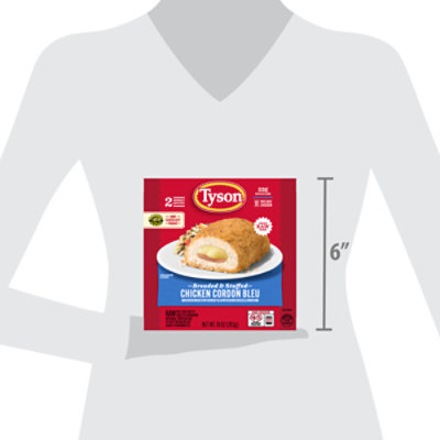 Tyson Stuffed Chicken Cordon Bleu Frozen 10 Oz - 10 OZ - Image 5