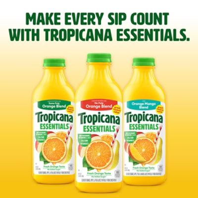 Tropicana Essentials Orange Mango Juice Beverage Blend With Other Fruit No Pulp - 46 Fl. Oz. - Image 7