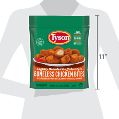 Tyson Frozen Lightly Breaded Buffalo Style Boneless Chicken Bites - 20 Oz - Image 5