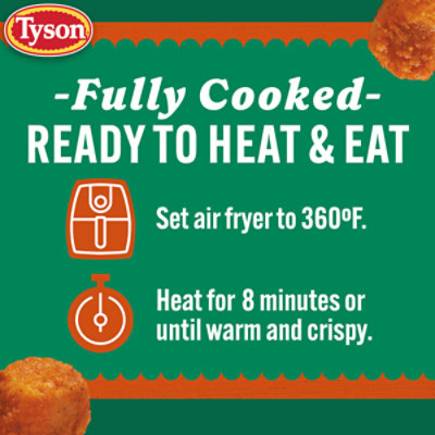 Tyson Frozen Lightly Breaded Buffalo Style Boneless Chicken Bites - 20 Oz - Image 2